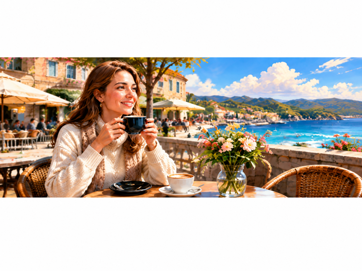 At a Café