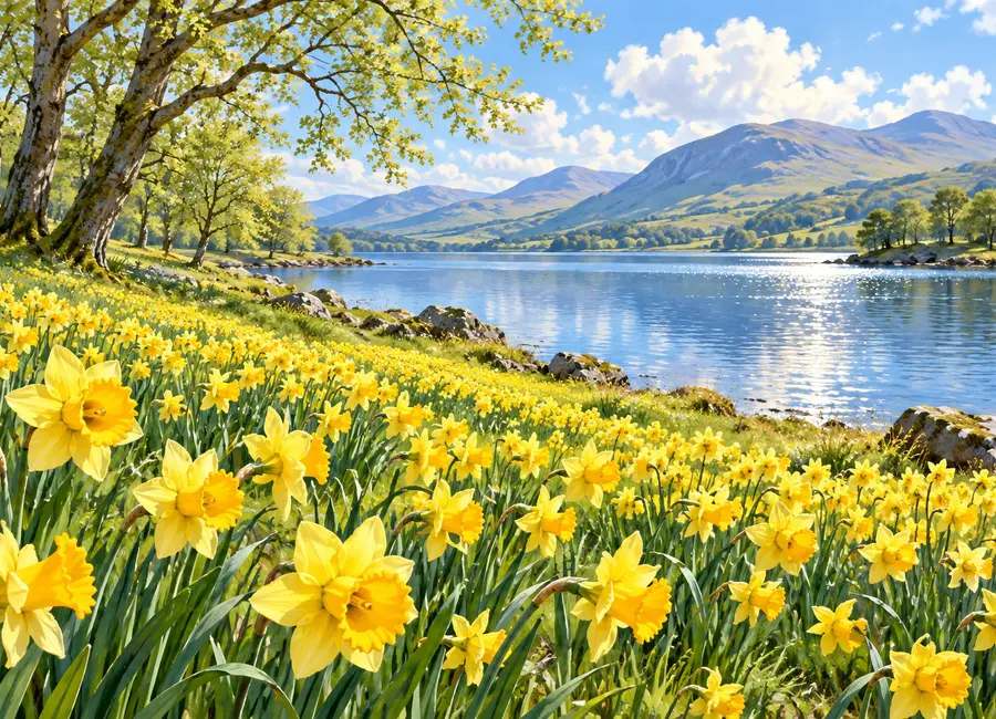 Illustration for Daffodils