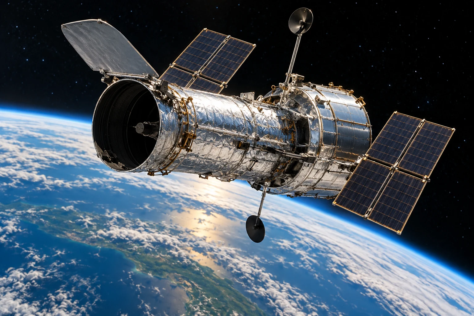 AI illustration inspired by The Hubble Space Telescope: A Window on the Universe